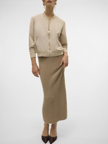 Jupe 'Puff' VERO MODA en beige