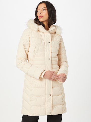 HOLLISTER Zimní kabát – béžová: přední strana