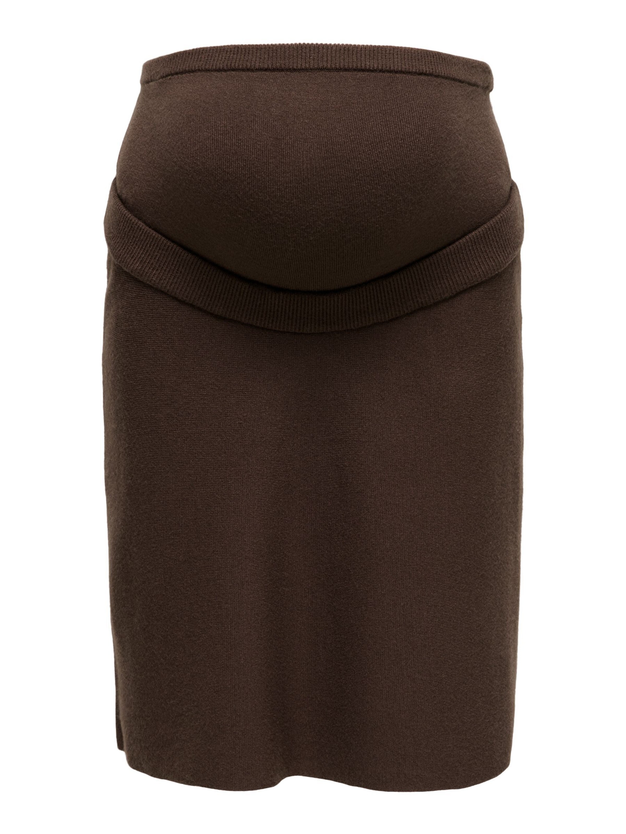 Only Maternity Skirt 'AMAR' in Brown: front