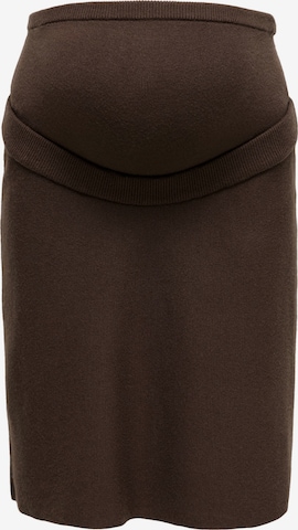 Jupe 'AMAR' Only Maternity en marron : devant