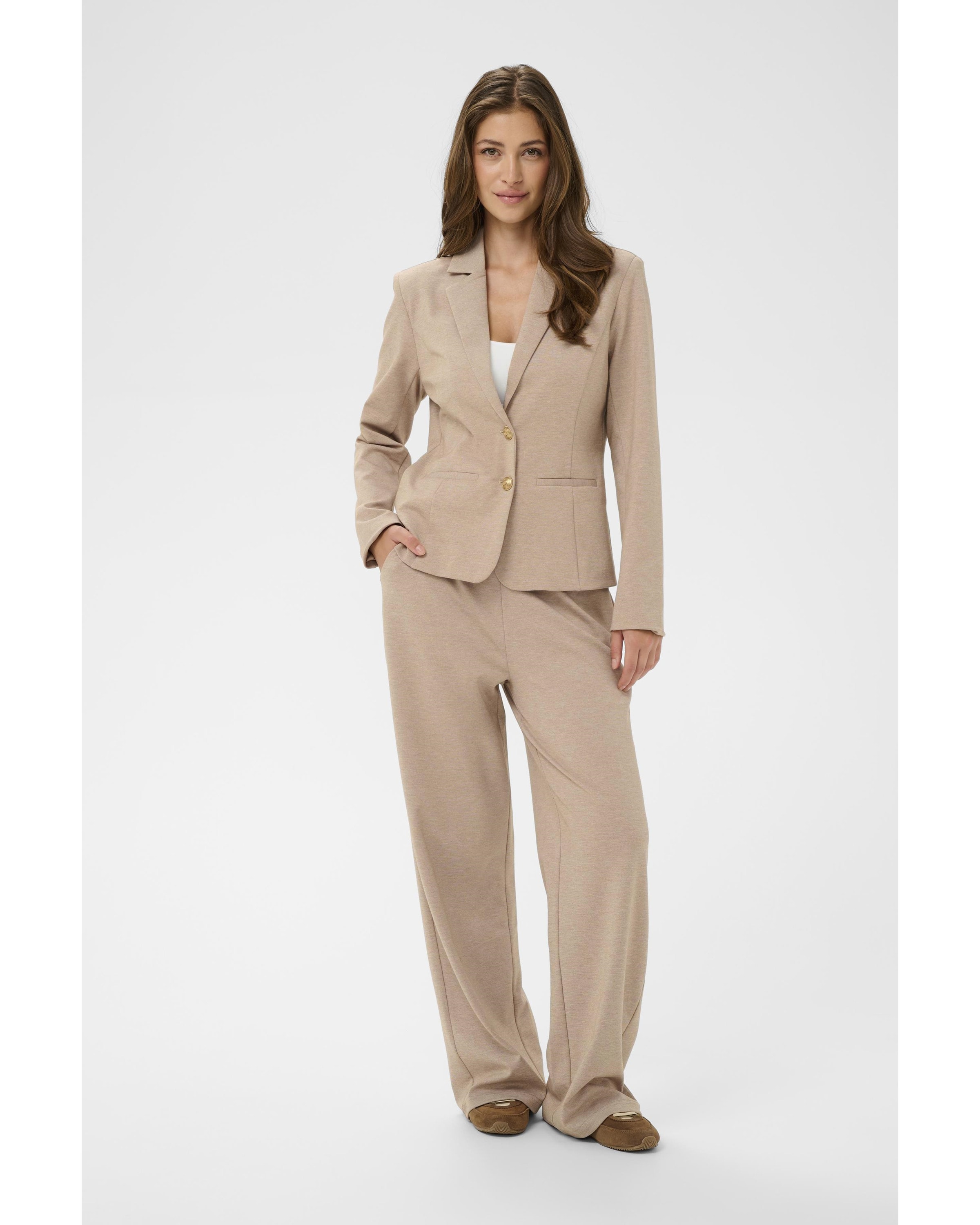 Blazer 'CRAnett' Cream en beige