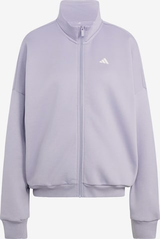 ADIDAS SPORTSWEAR - Sudadera con cremallera deportiva 'Studio' en lila: frente