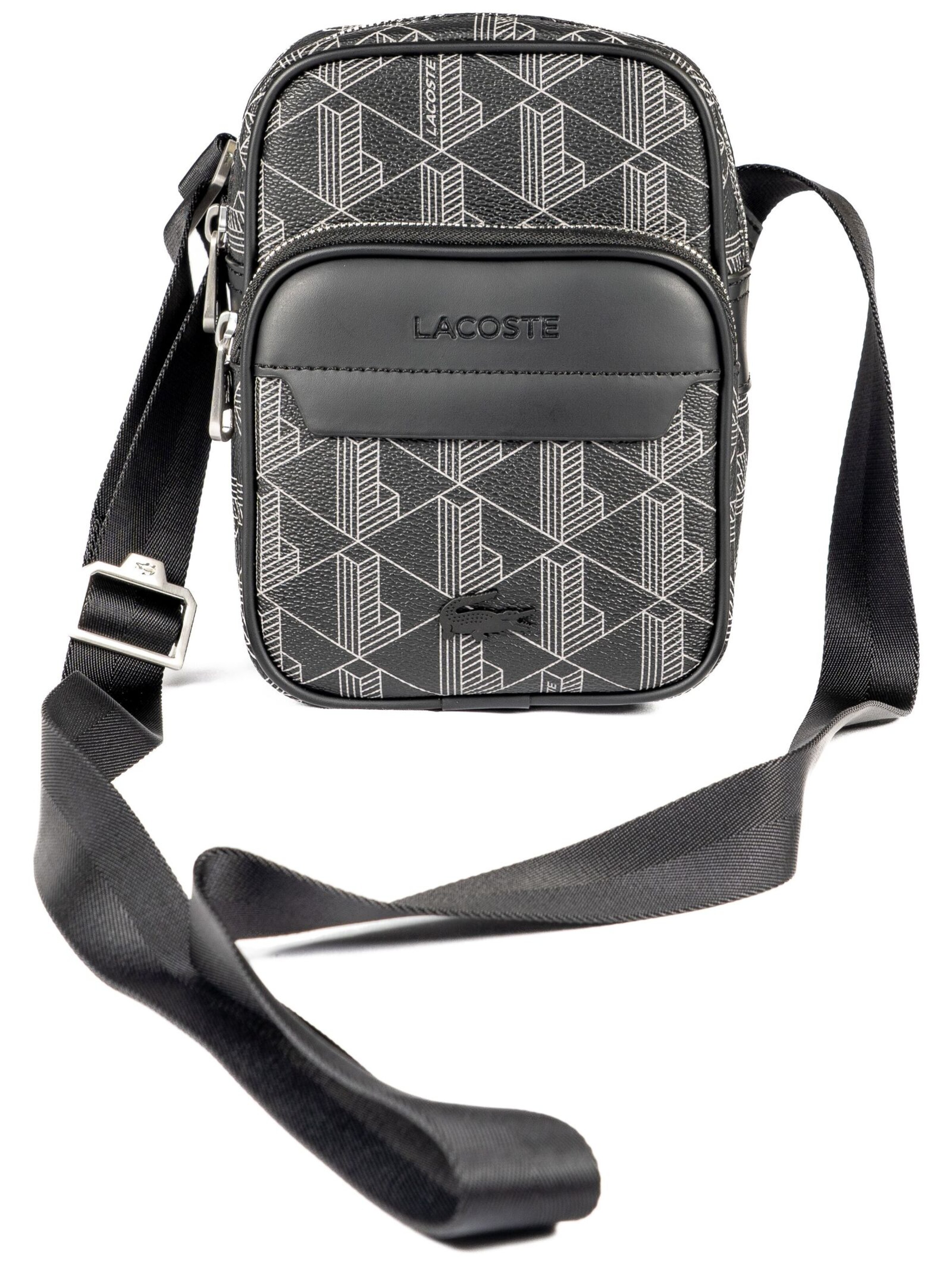 LACOSTE Schoudertas 'The Blend' in Zwart