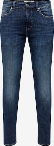 Only & Sons Skinny Jeans 'Warp' in Blau: predná strana