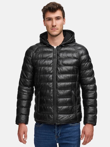Tazzio Winterjacke 'A804' in Schwarz: Vorderseite