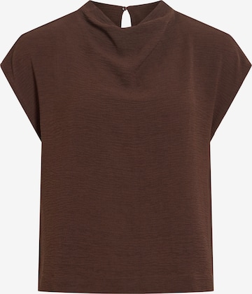 VILA - Blusa 'VISurashil' en marrón: frente