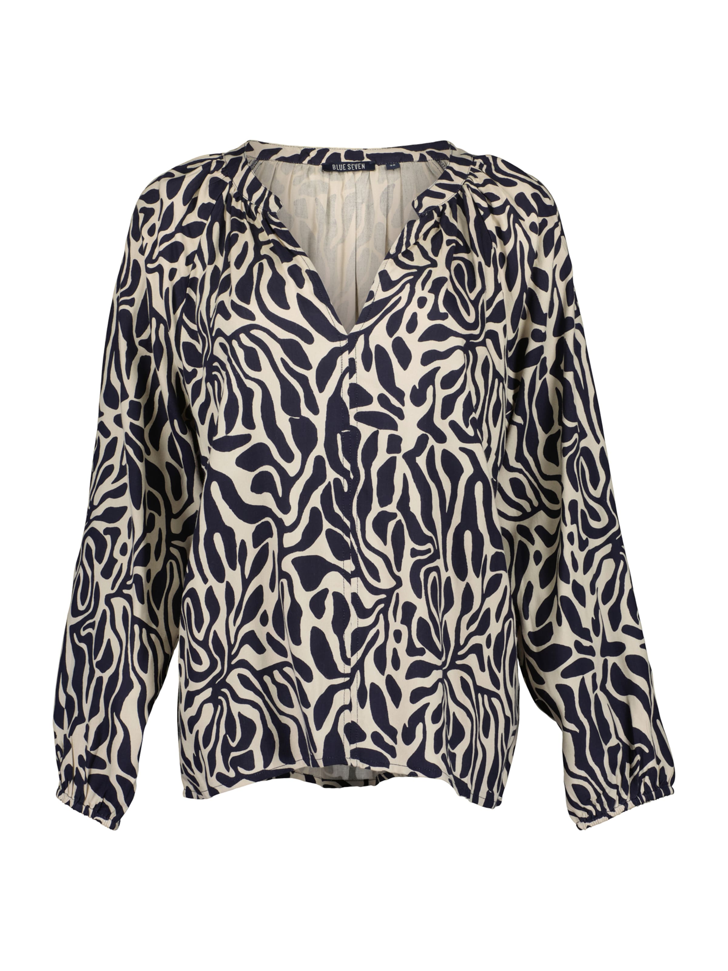 BLUE SEVEN Μπλούζα σε μπεζ: μπροστά