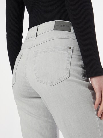 GERRY WEBER Slimfit Jeans in Grau