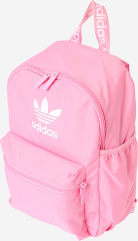 ADIDAS ORIGINALS Backpack 'Adicolor Classic Small' in Pink: front