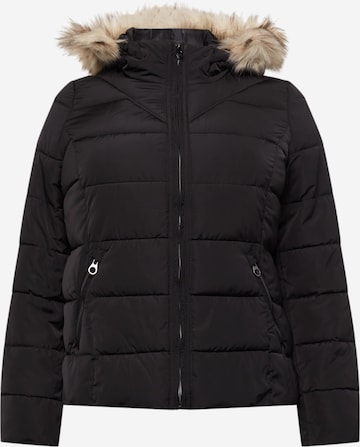 Vero Moda Curve Winter Jacket 'Mollie' in Black: front