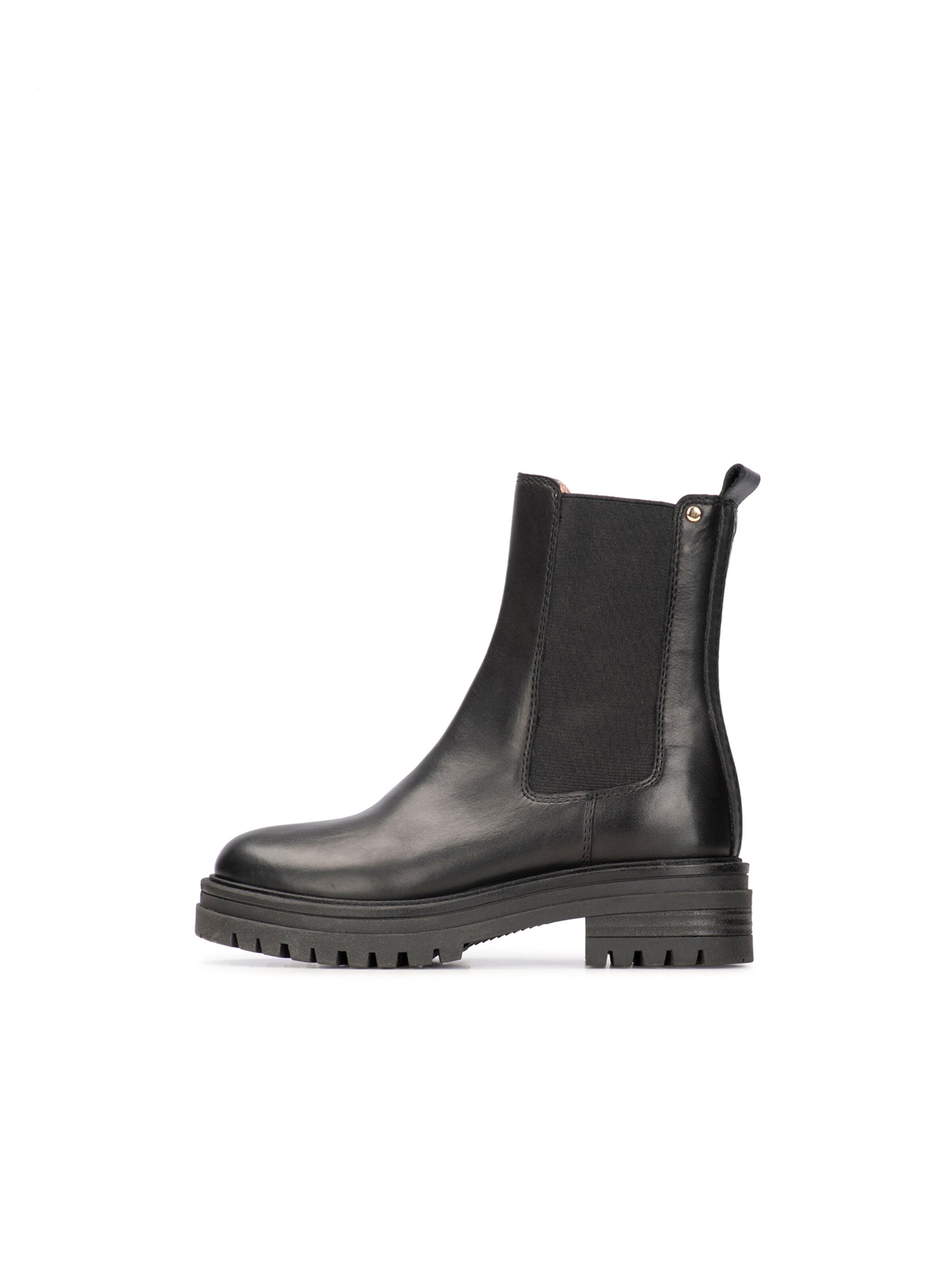 PS Poelman Boots 'Monk' in Black: front