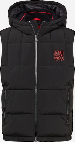 HUGO Vest 'Balti' in Black: front