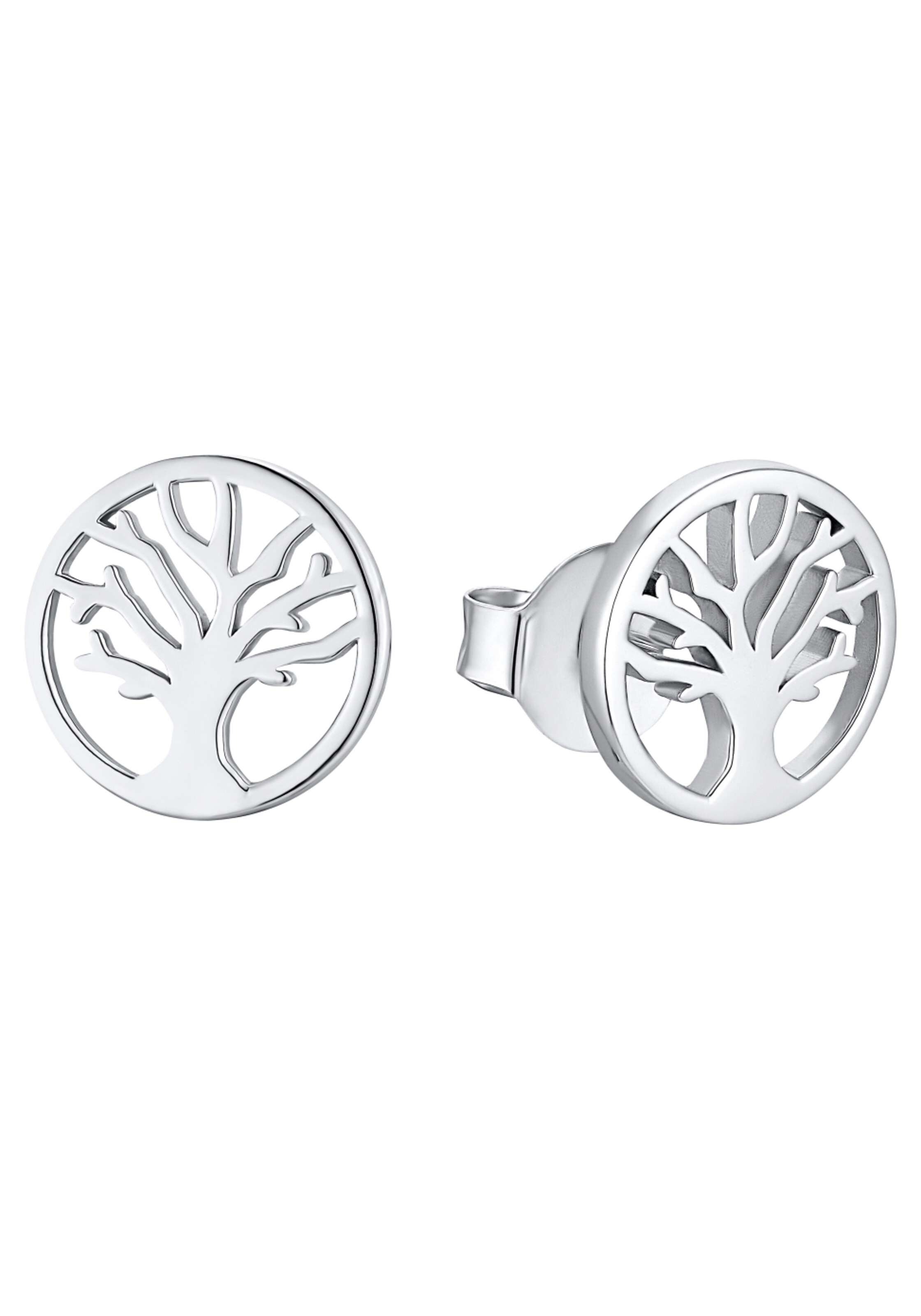 s.Oliver Ohrringe 'Lebensbaum' in Silber
