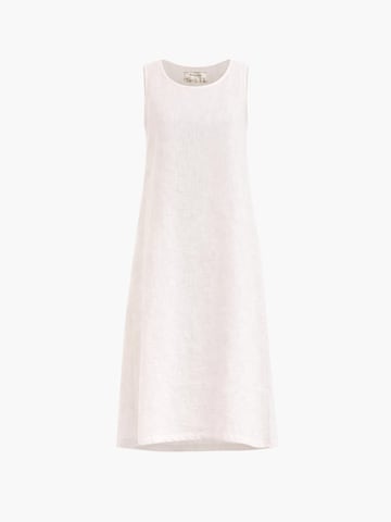 AmourLinen Dress 'Norah' in White: front