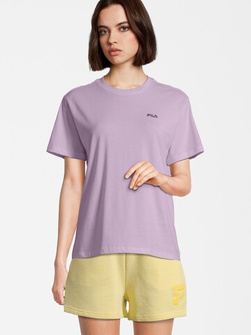 Tricou 'BIENDORF' de la FILA pe roz: față