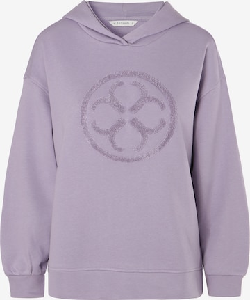 TATUUM - Sweatshirt 'PONA' em roxo: frente