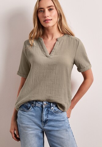 STREET ONE Blouse in Beige: front