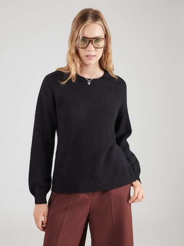 Soft Rebels Pulover 'SRAllison' | črna barva: sprednja stran
