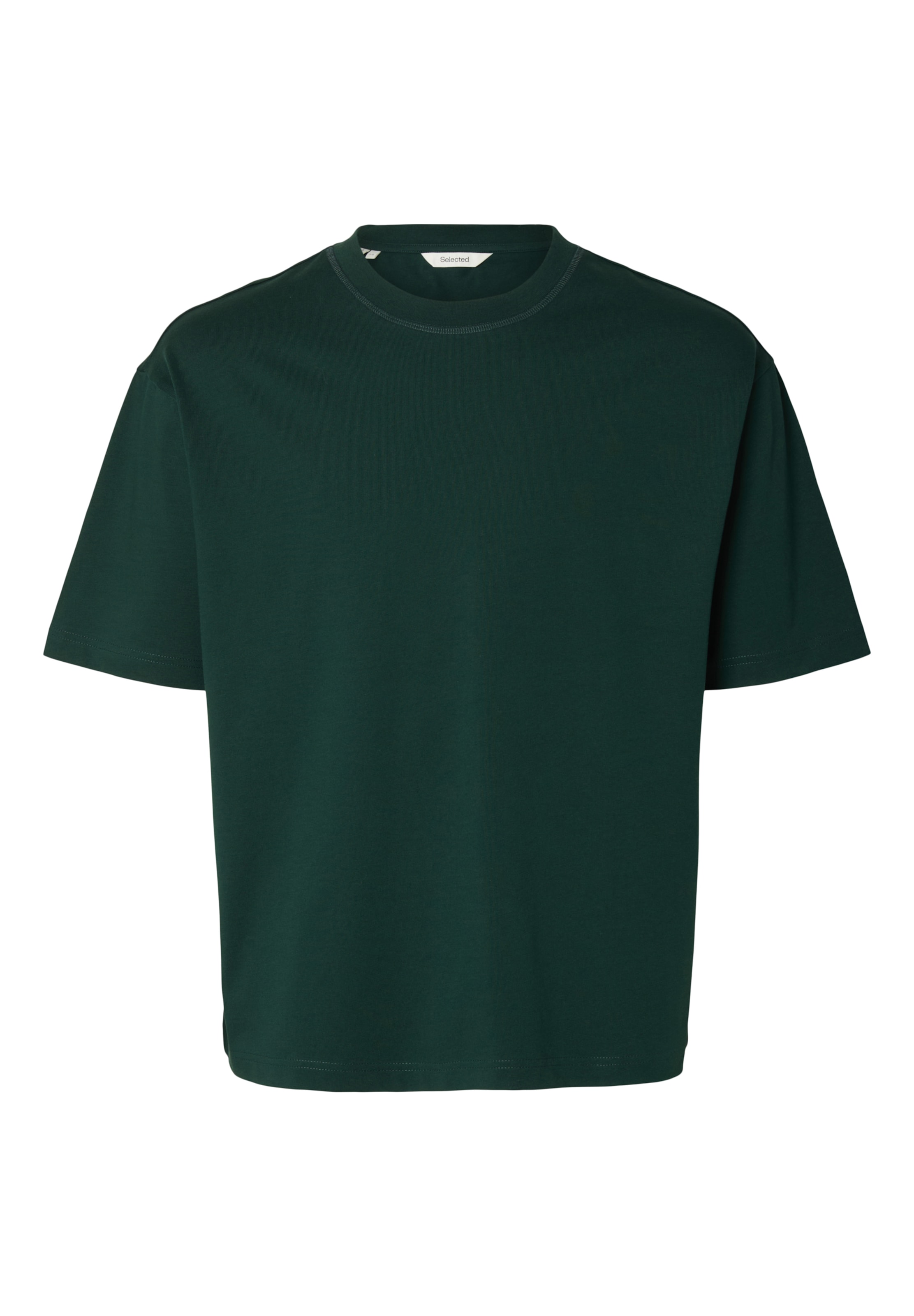 Maglietta di SELECTED in verde: frontale