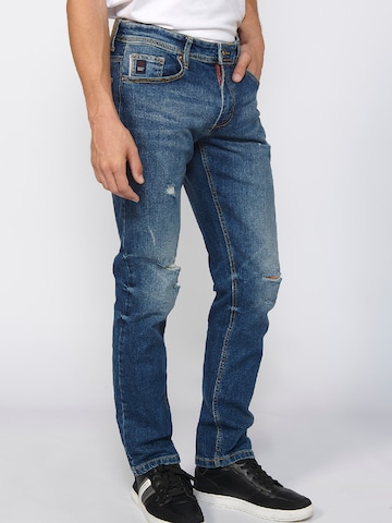 KOROSHI Regular Jeans i blå