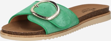 MUSTANG Mules in Green: front