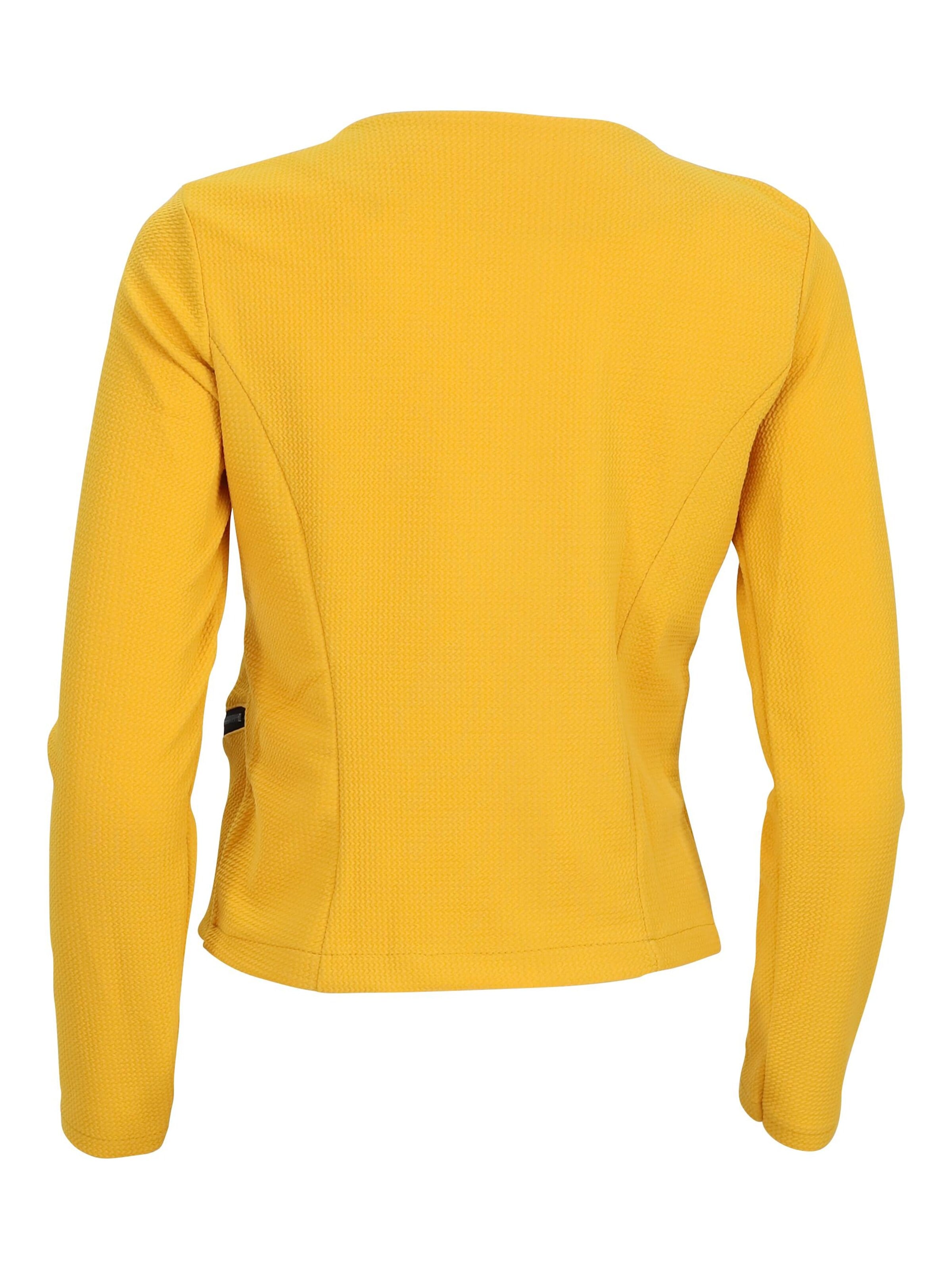 malito more than fashion Blazer in Yellow: front