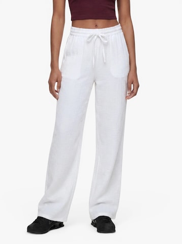 ONLY Wide Leg Hose 'ONLTHYRA' in Weiß: Vorderseite