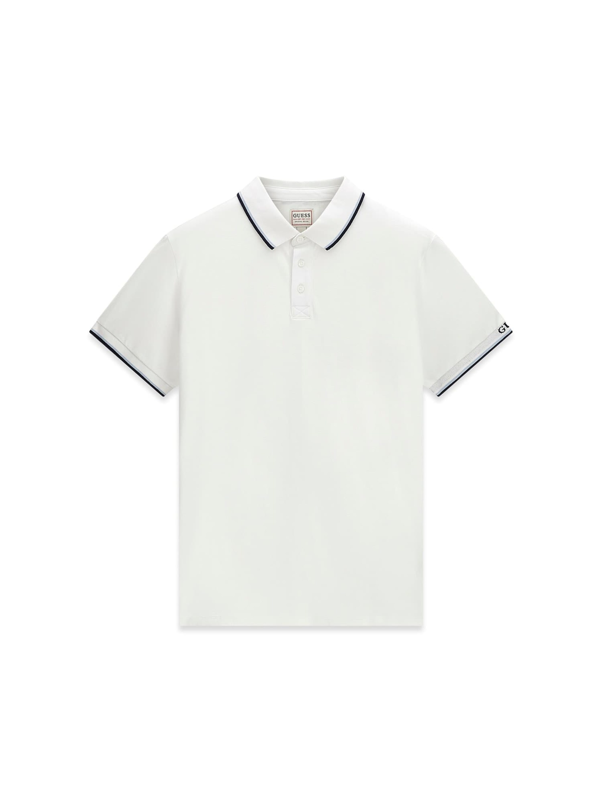 GUESS Poloshirt in Weiß: Vorderseite