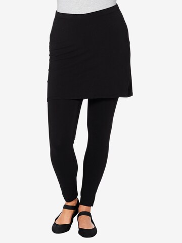 sheego by Joe Browns Skinny Leggings in Schwarz: predná strana