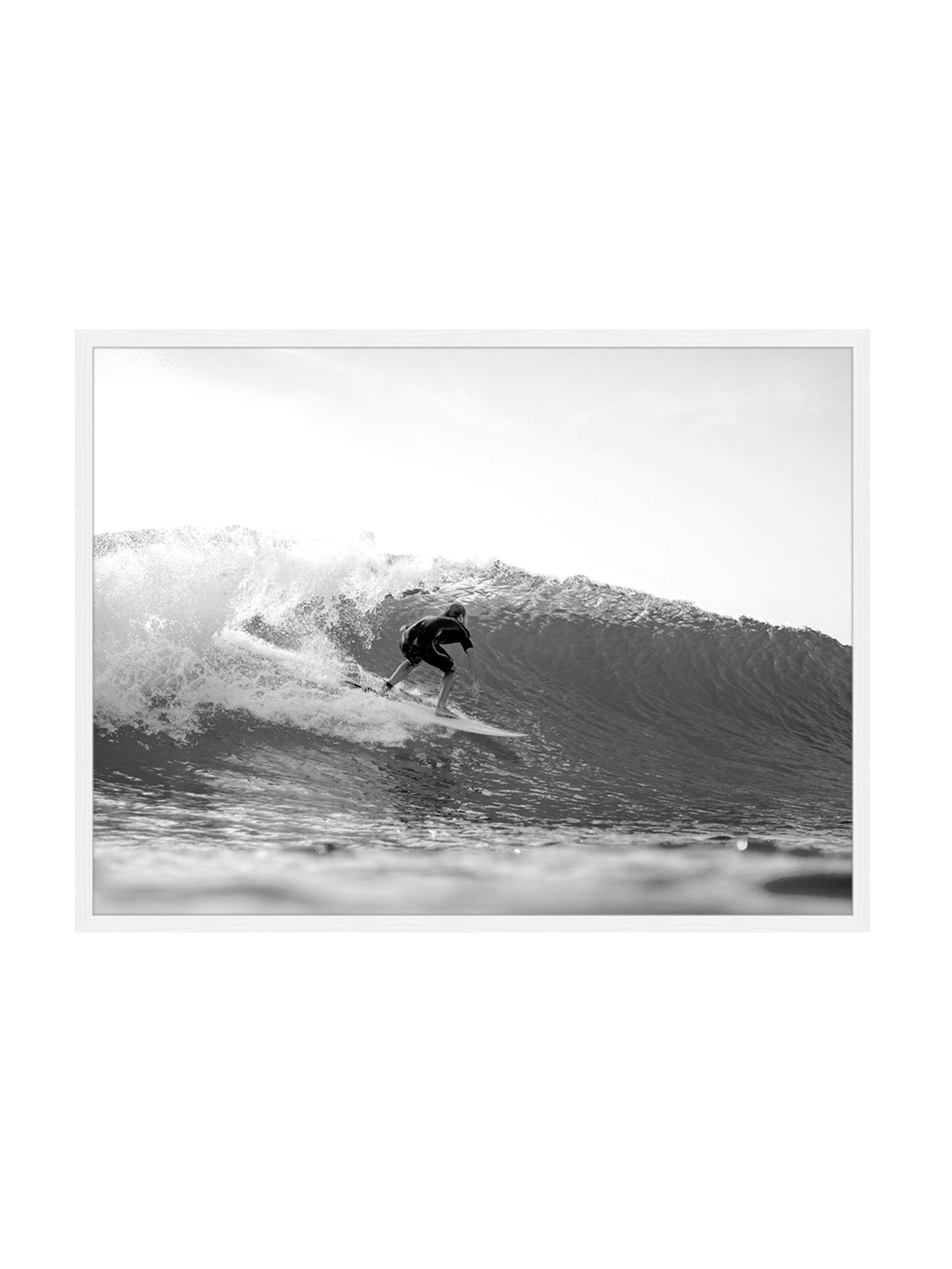 Liv Corday Image 'Underwater Surf' in White: front