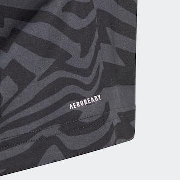 ADIDAS PERFORMANCE Funktionsshirt 'Aeroready Print' in Grau