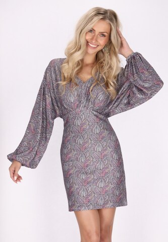 Robe IZIA en violet : devant