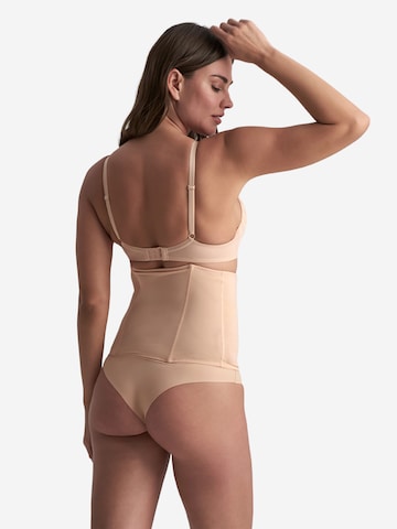 Bye Bra Mieder 'Powermesh Waist Trainer' in Beige