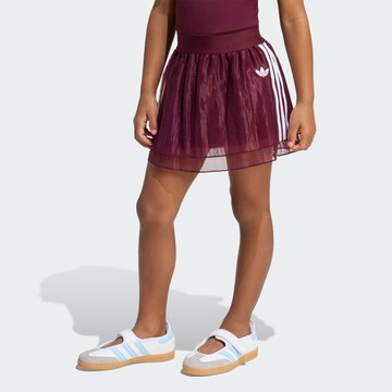 ADIDAS ORIGINALS - Falda en rojo: frente