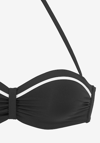 VIVANCE - Balconet Top de bikini en negro