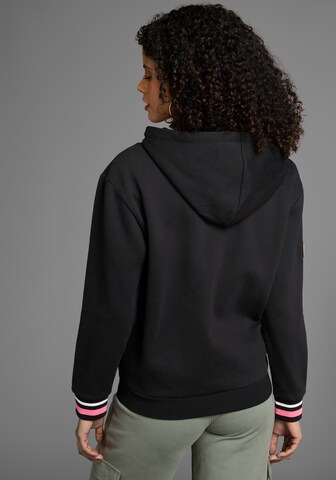 KangaROOS Sweatjacke in Schwarz