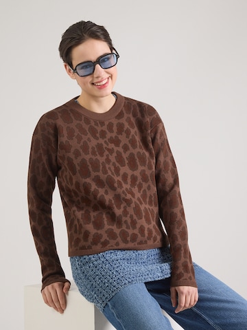 ABOUT YOU Pulóver 'Stella' - barna: elől