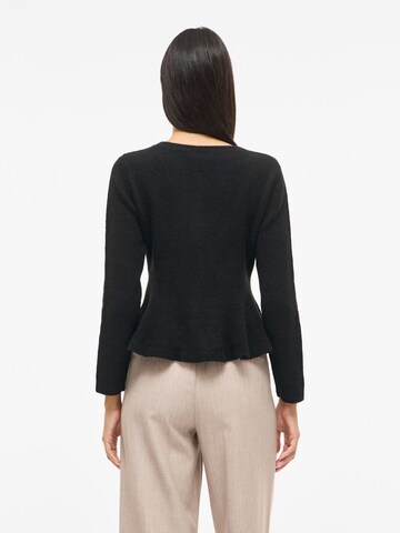 VILA Knit Cardigan 'VILUNA' in Black