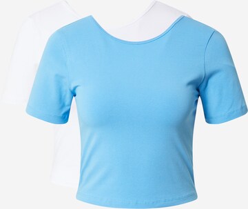 T-shirt ONLY en bleu : devant