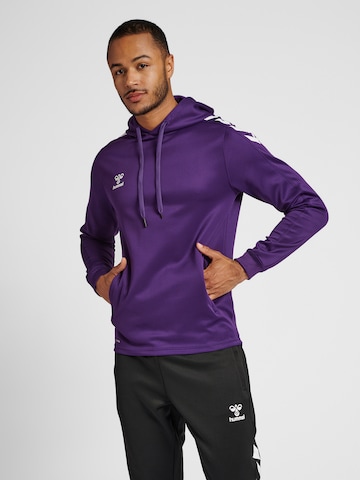 Hummel Sports sweatshirt in Purple: front