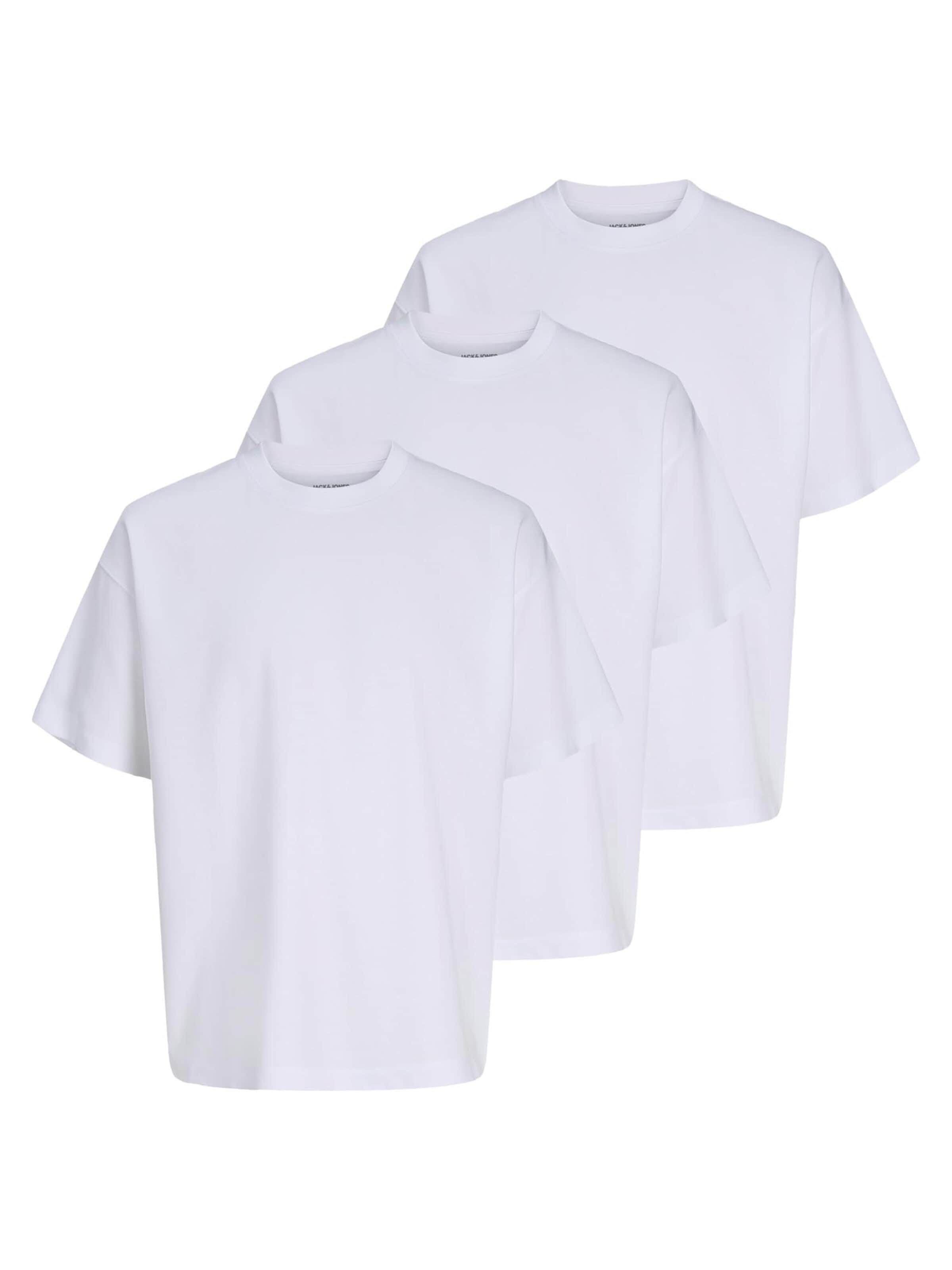JACK & JONES Shirt 'Barron Tee' in S/Regular in White, Item view