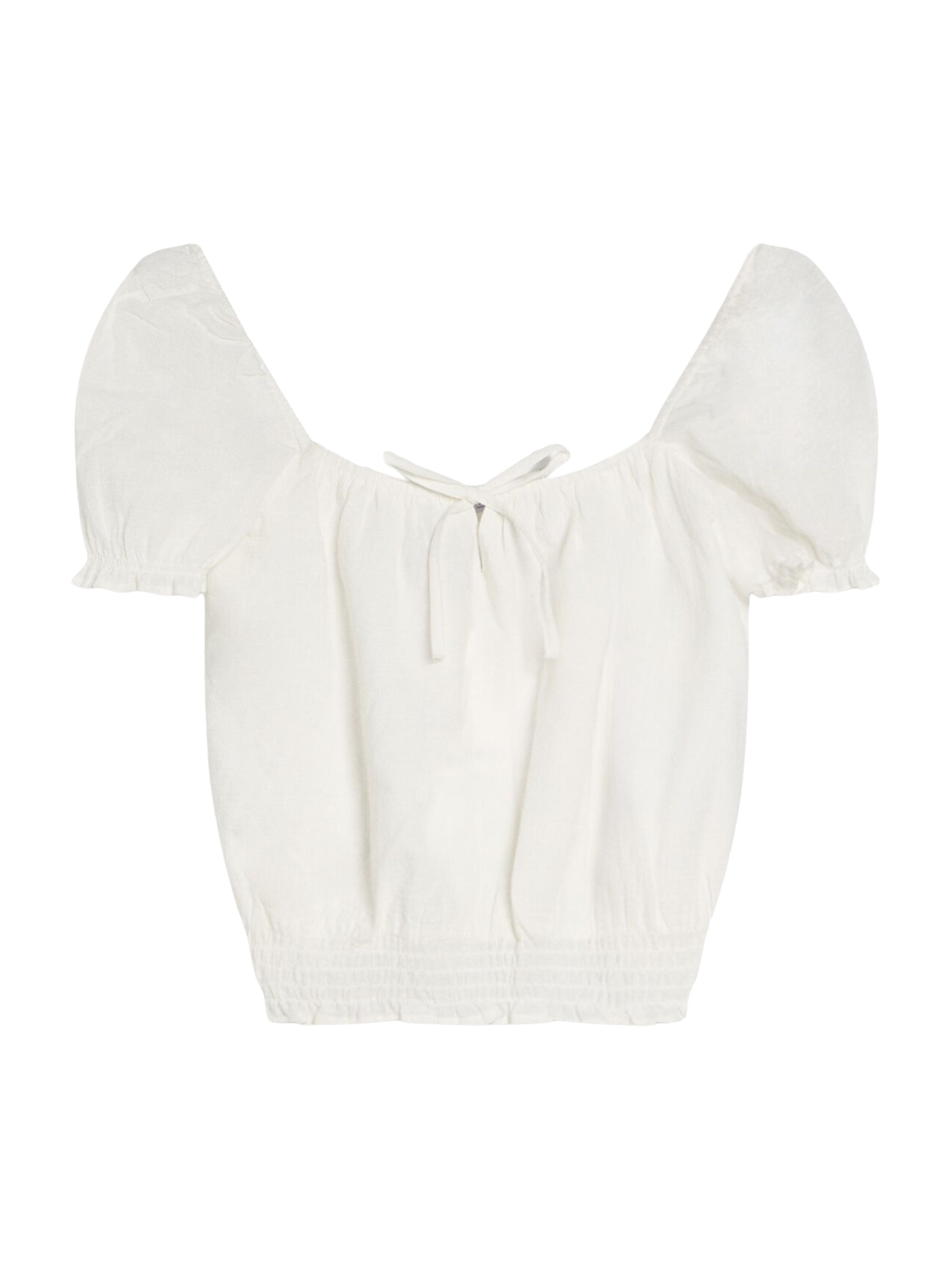 Camicia da donna di Bershka in bianco: frontale