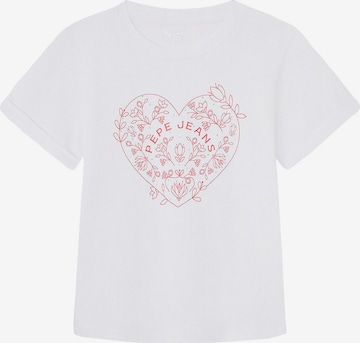 Pepe Jeans Shirt in Weiß: Vorderseite