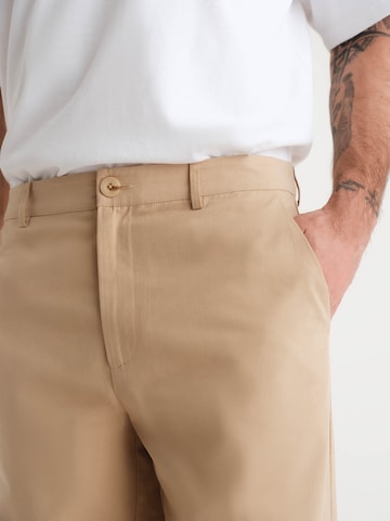 ABOUT YOU x Kevin Trapp Loose fit Pants 'Jesper' in Beige