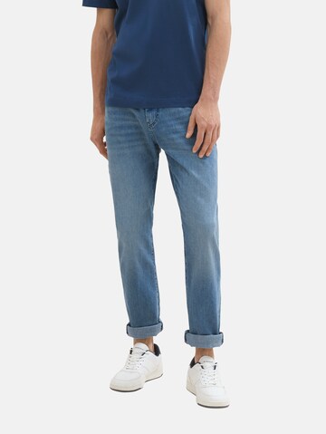 TOM TAILOR Slimfit Jeans 'Josh' in Blauw: voorkant