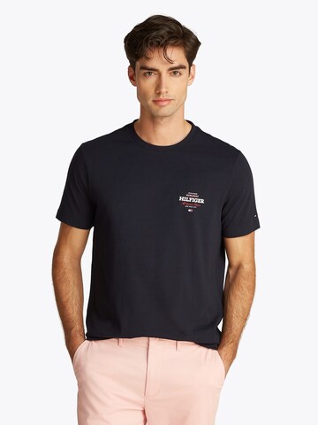 T-Shirt 'ALL AMERICAN' TOMMY HILFIGER en bleu : devant
