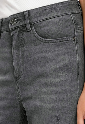 Basler Regular 5-Pocket Jeans Cotton in Grau