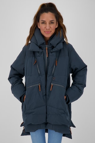 alife & kickin Winterjacke 'JuanitaAK' in Blau: Vorderseite