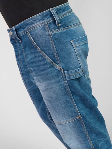 Le Temps Des Cerises Tapered Jeans in Blauw