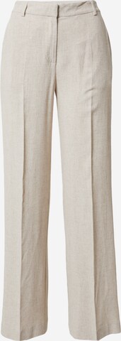 WEEKDAY Trousers with creases 'Cyrus' in Beige: front